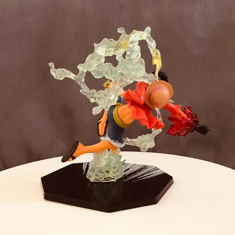 Figurines d'action One Piece Luffy, Portgas D. Ace et Roronoa Zoro - Tresors asiatiques