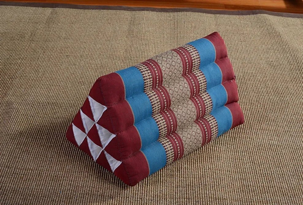 Grand oreiller triangulaire thaïlandais - Tresors asiatiques