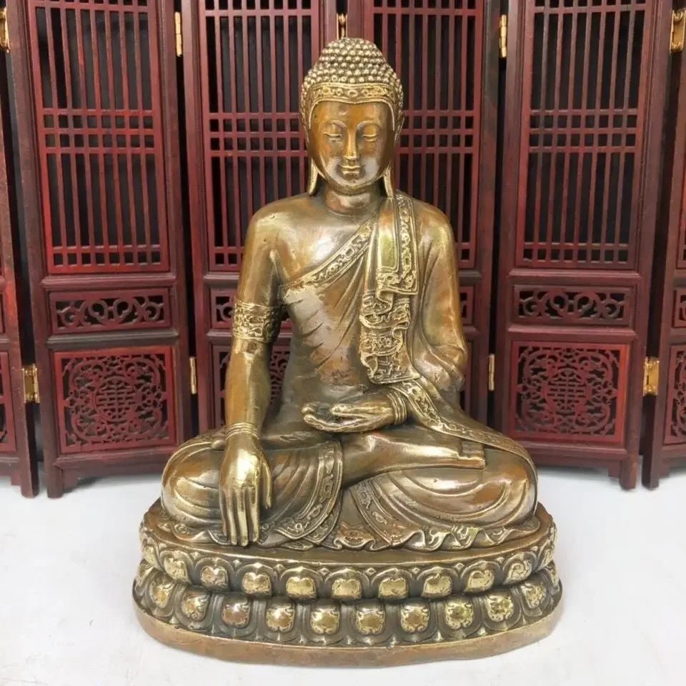 Grande statue décorative de Bouddha - Tresors asiatiques
