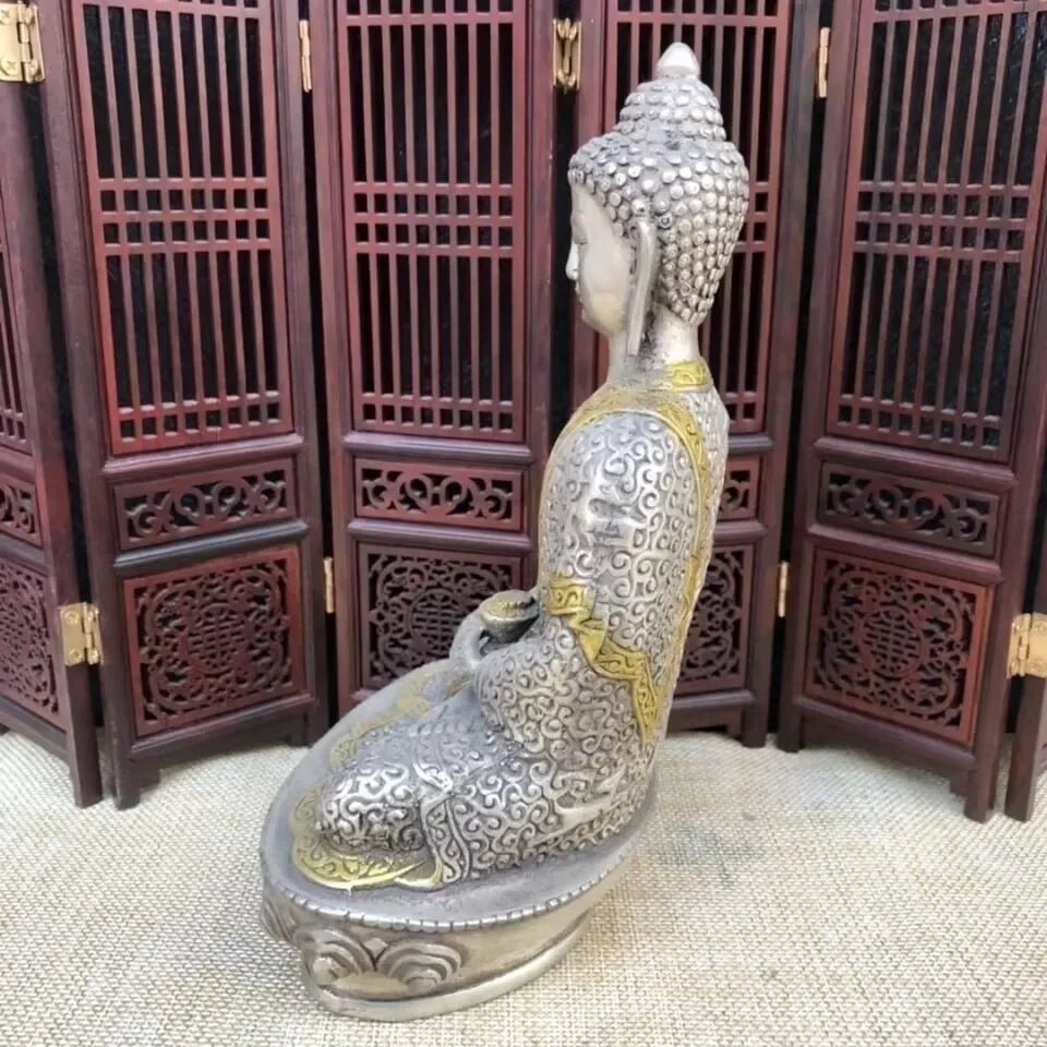 Grande statue décorative de Bouddha - Tresors asiatiques