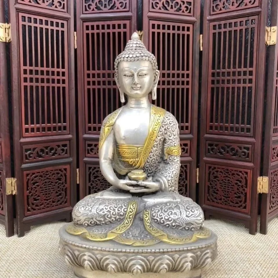 Grande statue décorative de Bouddha - Tresors asiatiques