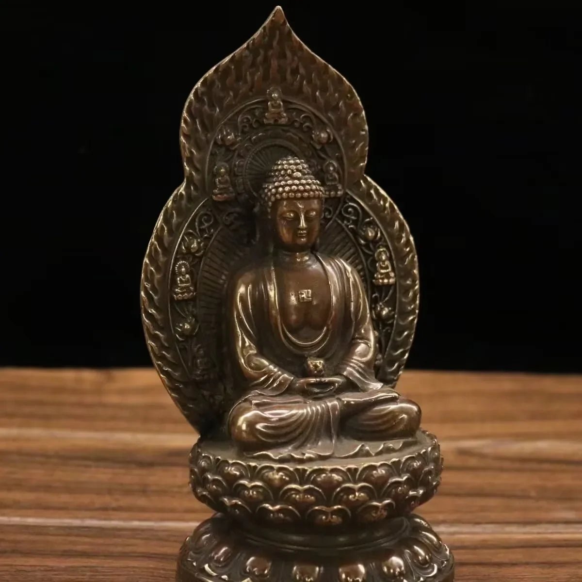 Grande statue décorative de Bouddha - Tresors asiatiques