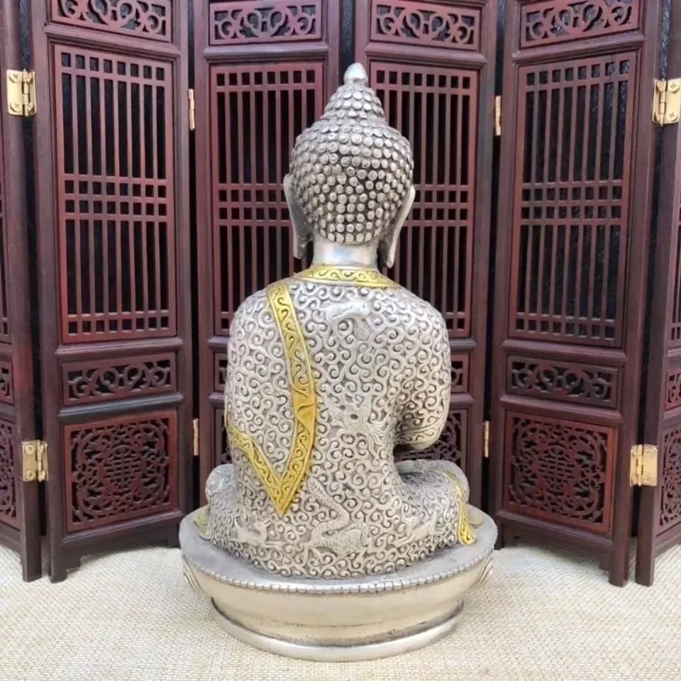 Grande statue décorative de Bouddha - Tresors asiatiques