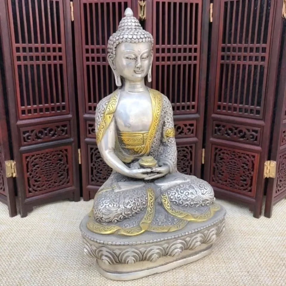 Grande statue décorative de Bouddha - Tresors asiatiques