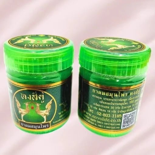 Inhalateur traditionnel Thaïlandais à base de plantes - Tresors asiatiques