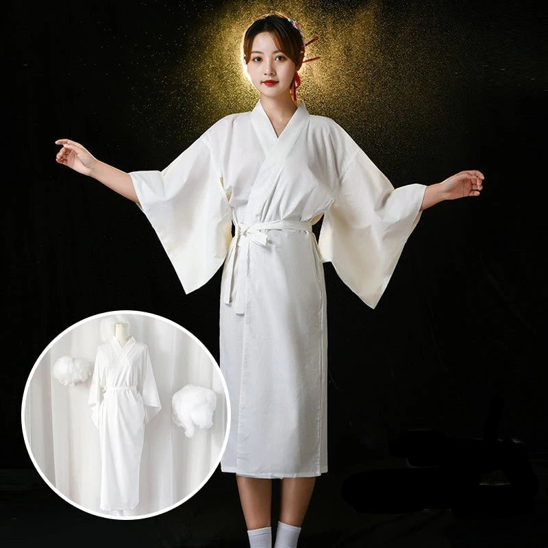 Juban blanc pour kimono traditionnel japonais - Tresors asiatiques
