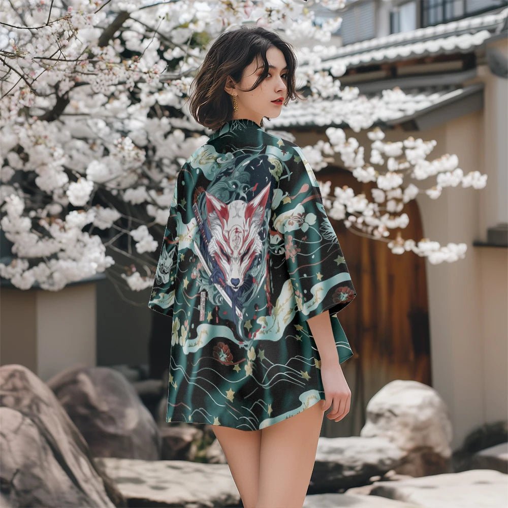 Kimono cardigan Haori estival - Tresors asiatiques
