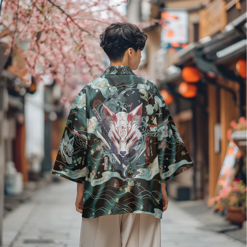 Kimono cardigan Haori estival - Tresors asiatiques