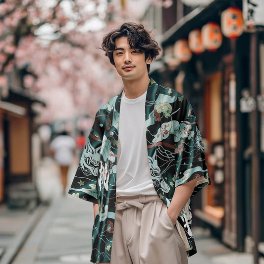 Kimono cardigan Haori estival