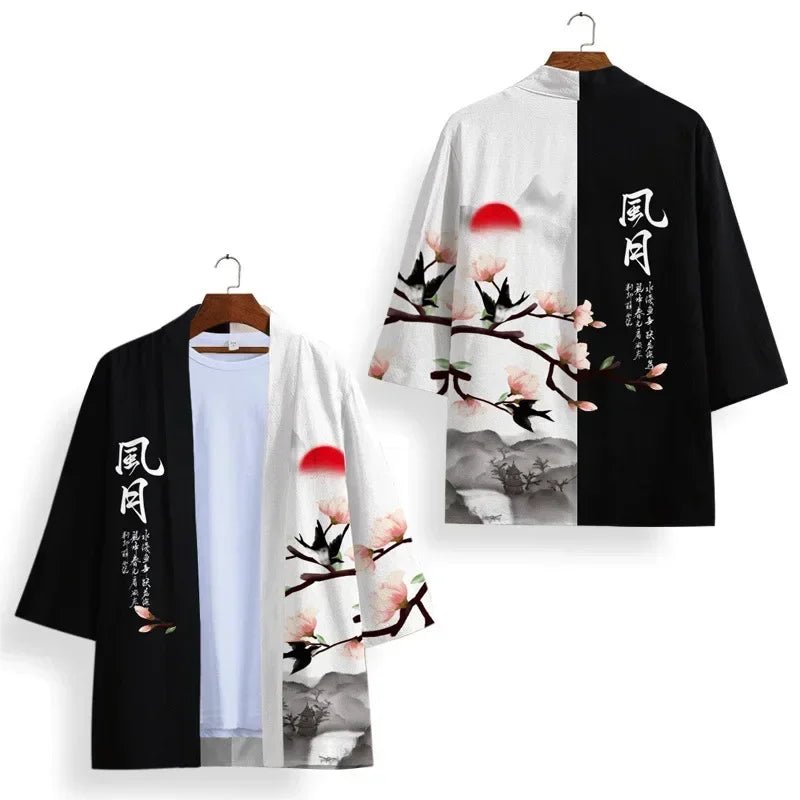 Kimono de samouraï Haori pour hommes et femmes - Tresors asiatiques