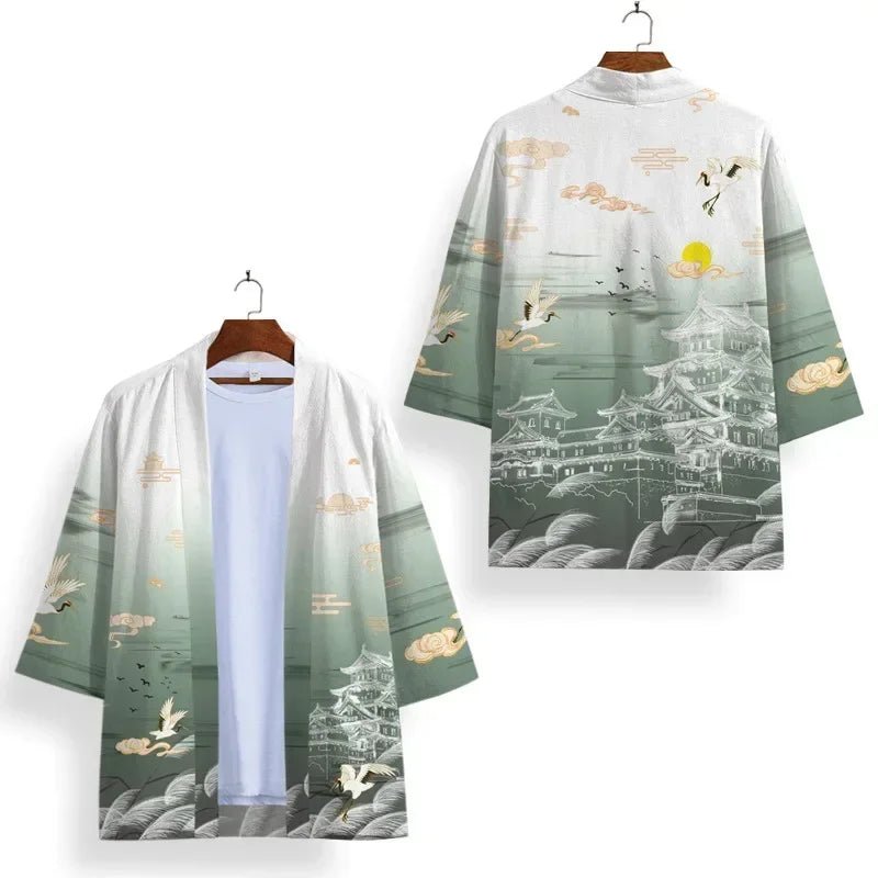 Kimono de samouraï Haori pour hommes et femmes - Tresors asiatiques