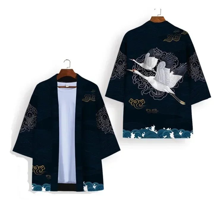 Kimono de samouraï Haori pour hommes et femmes - Tresors asiatiques