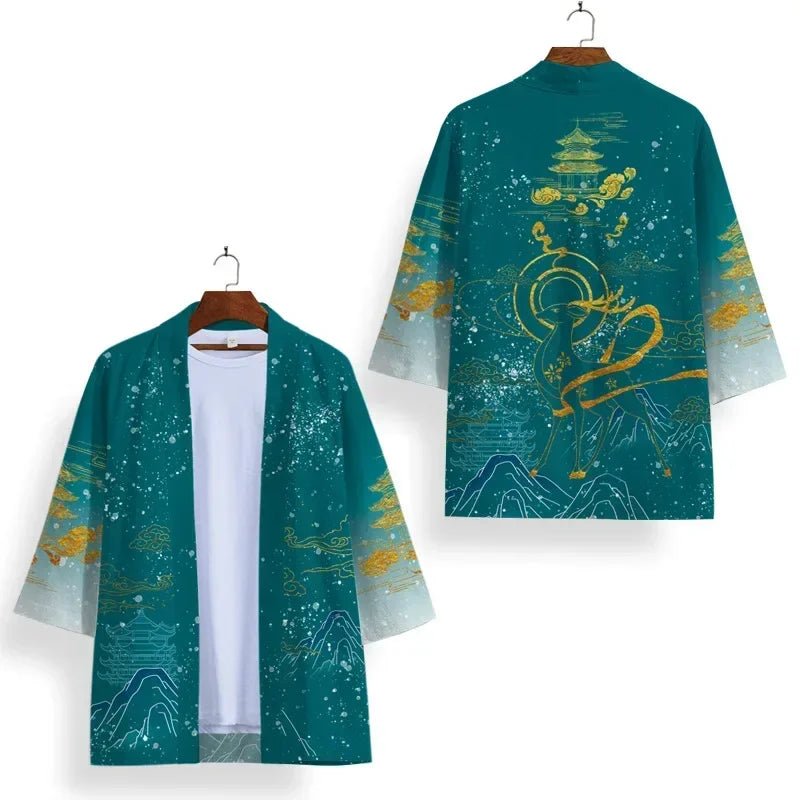 Kimono de samouraï Haori pour hommes et femmes - Tresors asiatiques
