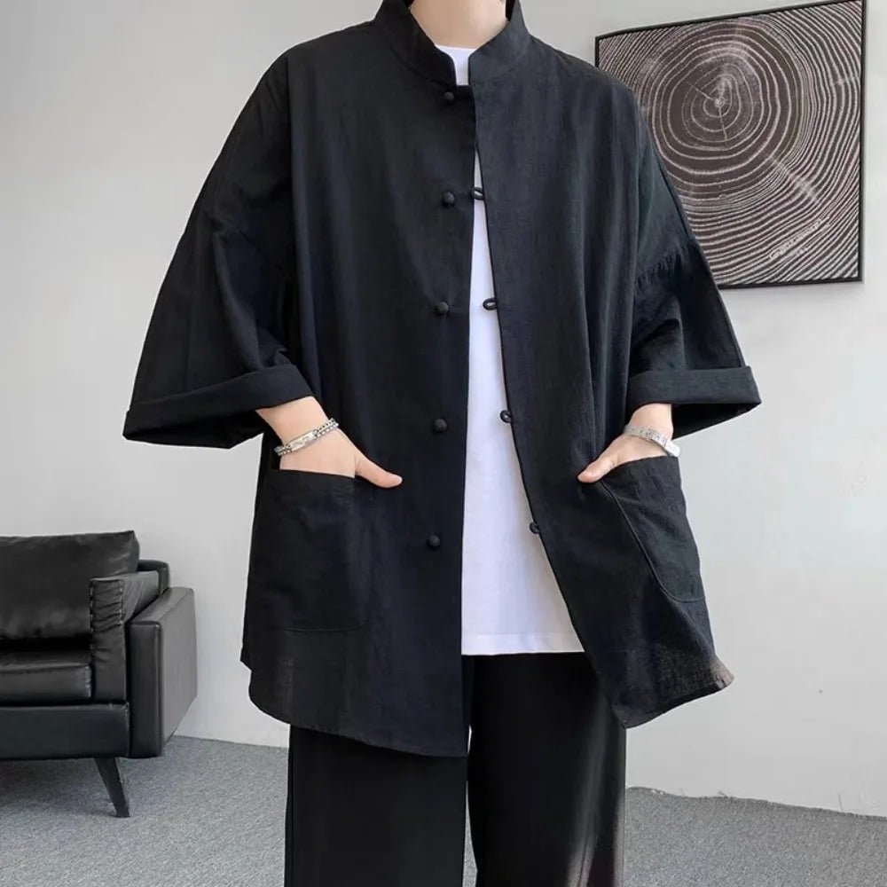 Kimono d'été respirant pour hommes - Tresors asiatiques