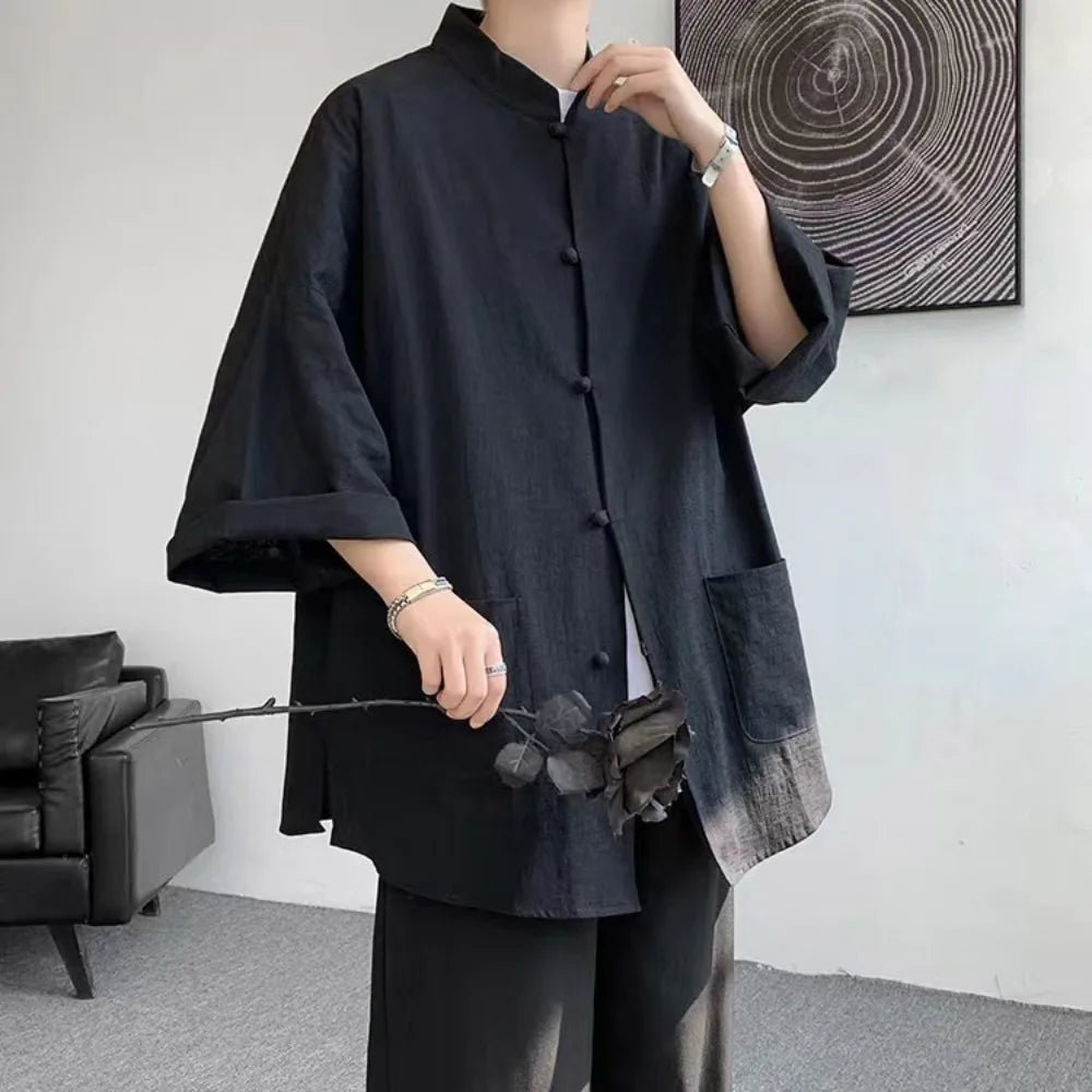 Kimono d'été respirant pour hommes - Tresors asiatiques