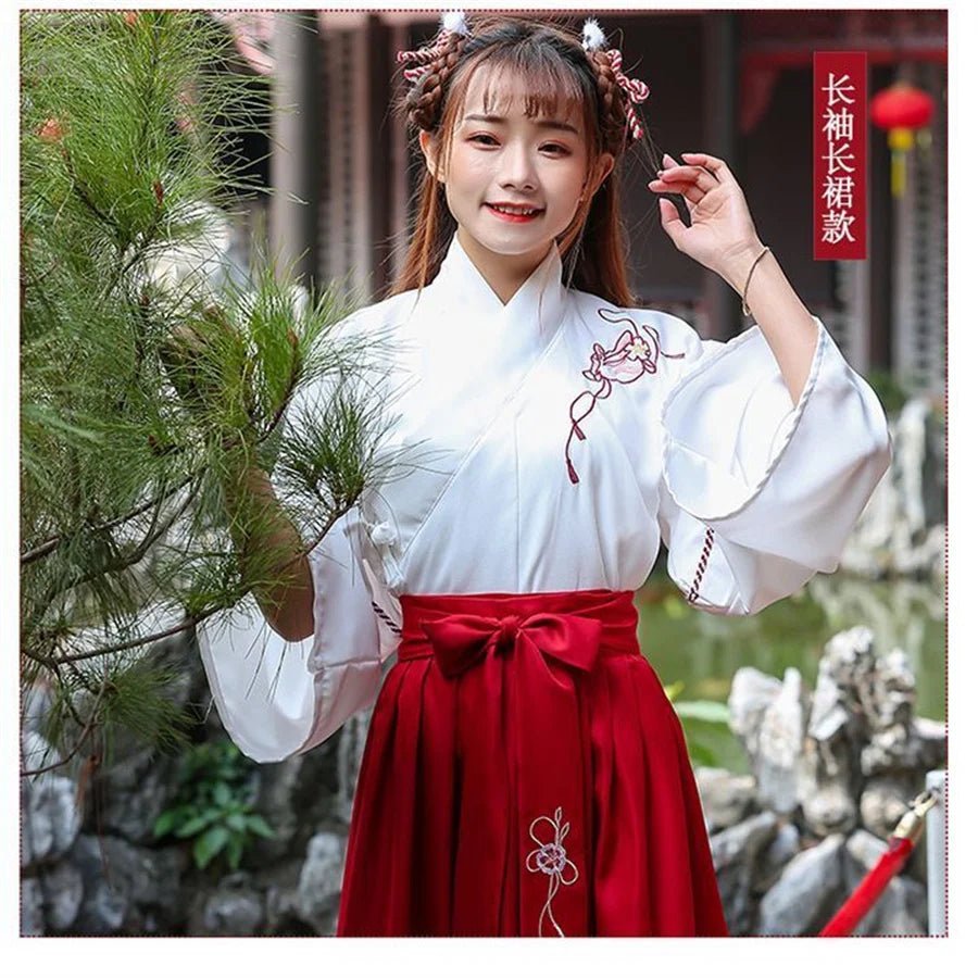 Kimono japonais avec jupe pour femmes - Tresors asiatiques