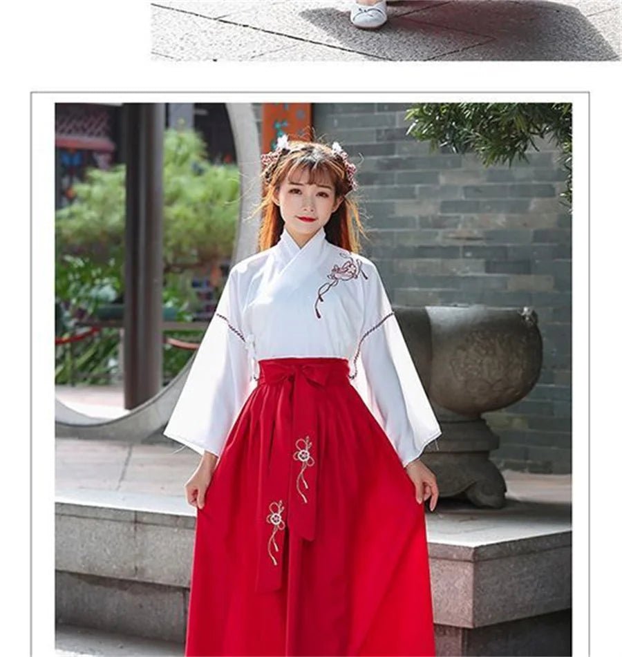 Kimono japonais avec jupe pour femmes - Tresors asiatiques