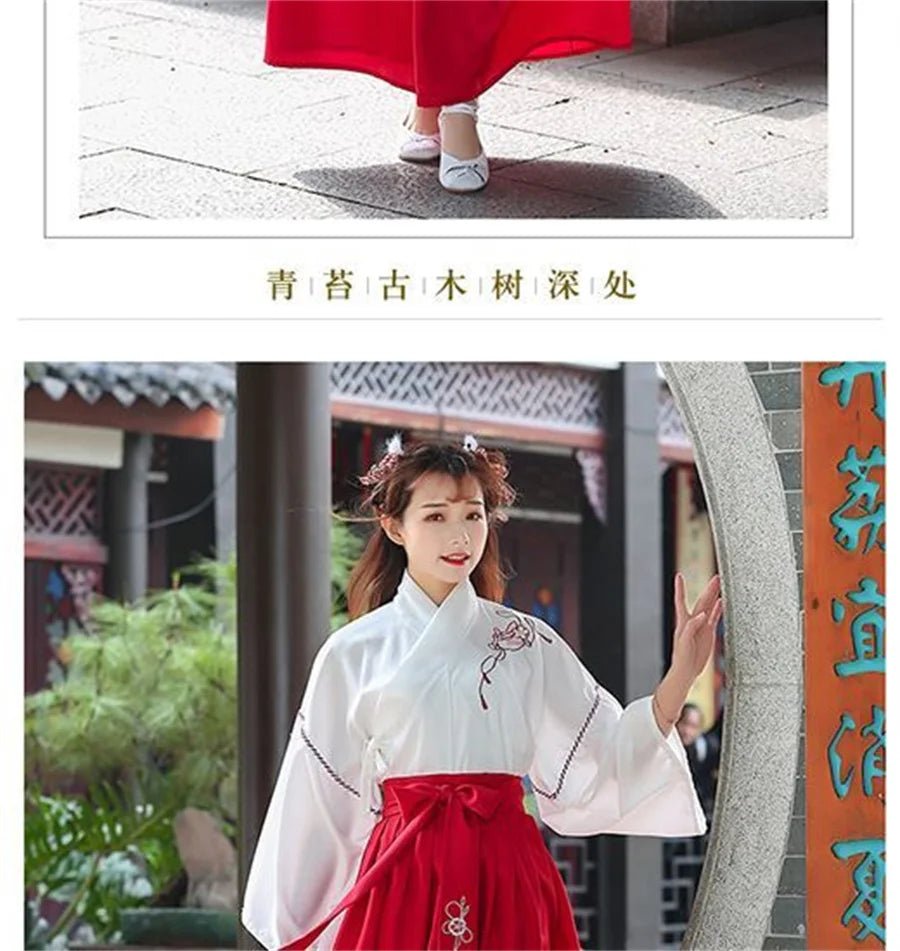 Kimono japonais avec jupe pour femmes - Tresors asiatiques