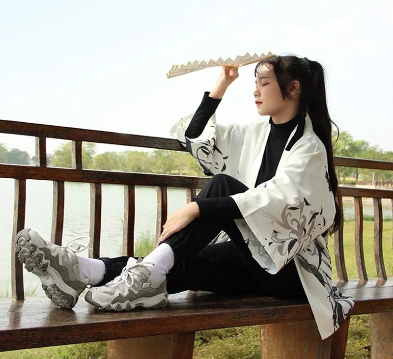 Kimono japonais d’été élégant pour femmes - Tresors asiatiques
