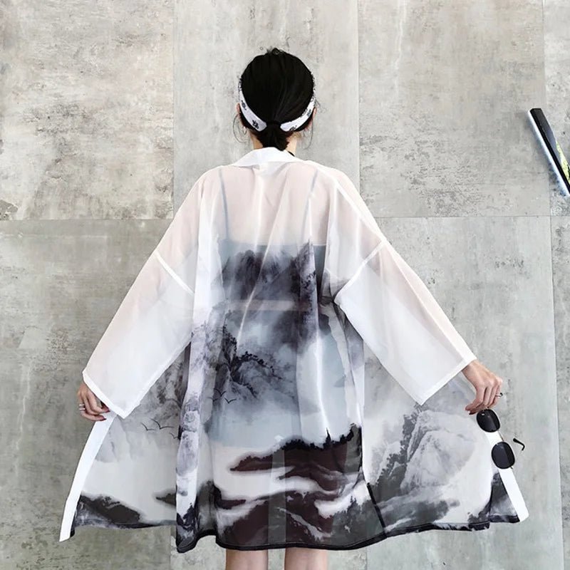 Kimono japonais d’été élégant pour femmes - Tresors asiatiques