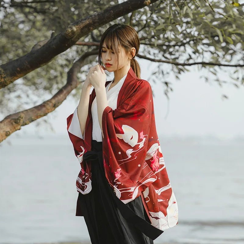 Kimono japonais d’été élégant pour femmes - Tresors asiatiques