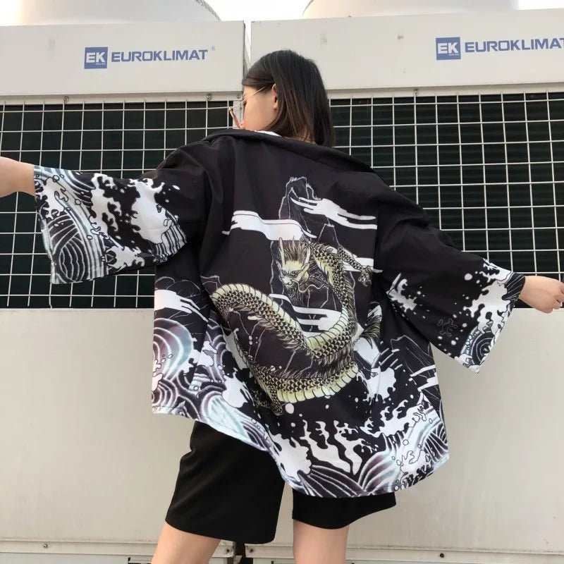 Kimono japonais d’été élégant pour femmes - Tresors asiatiques