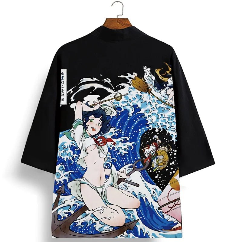 Kimono japonais d’été élégant pour femmes - Tresors asiatiques
