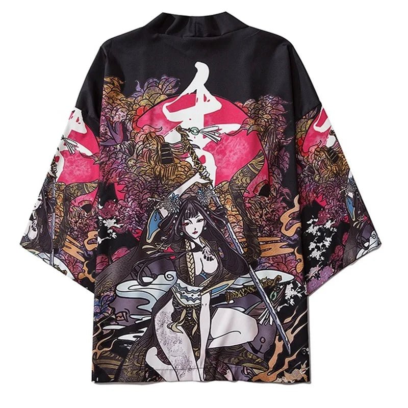 Kimono japonais d’été élégant pour femmes - Tresors asiatiques