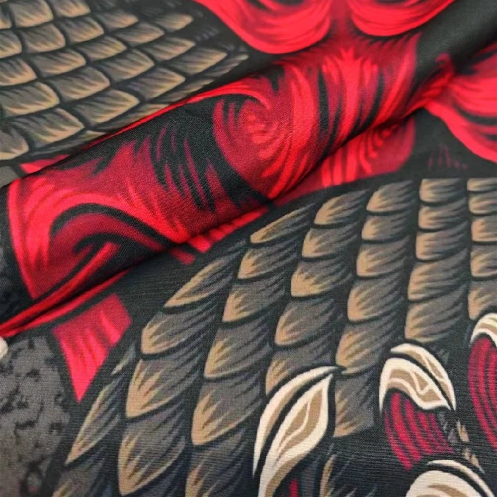 Kimono japonais imprimé démon pour hommes et femmes - Tresors asiatiques