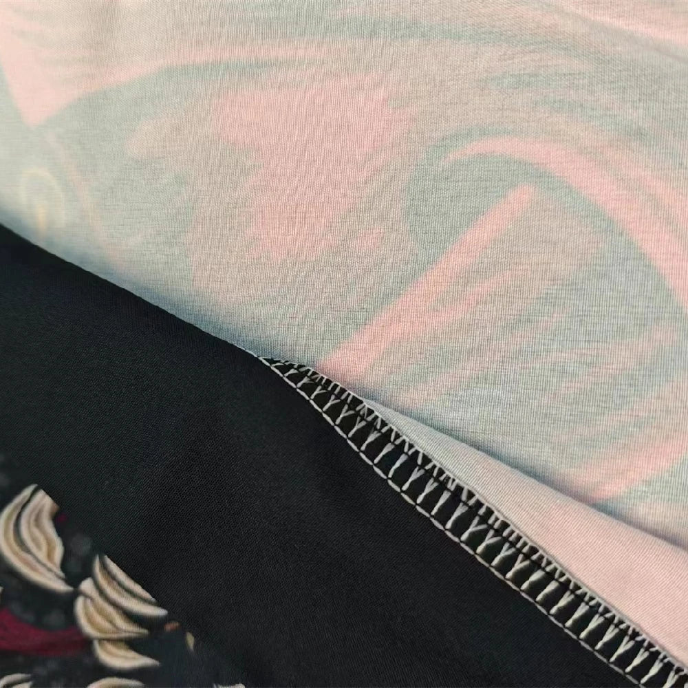 Kimono japonais imprimé démon pour hommes et femmes - Tresors asiatiques