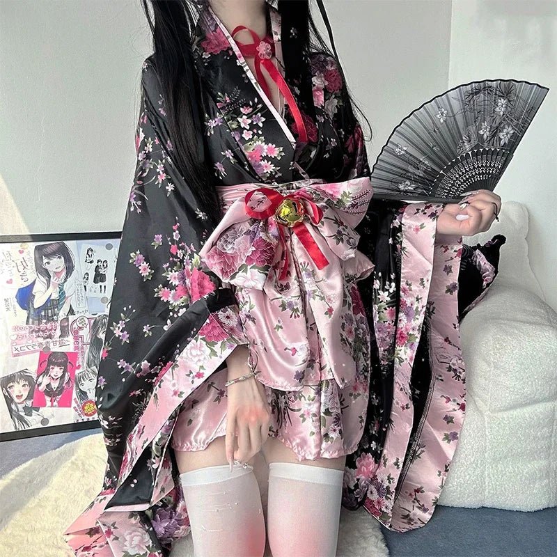 Kimono japonais kawaii 5 pièces - Tresors asiatiques