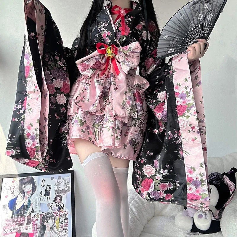 Kimono japonais kawaii 5 pièces - Tresors asiatiques
