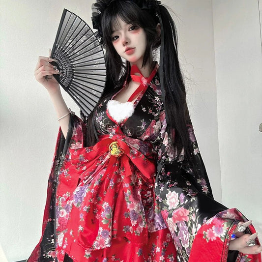 Kimono japonais kawaii 5 pièces