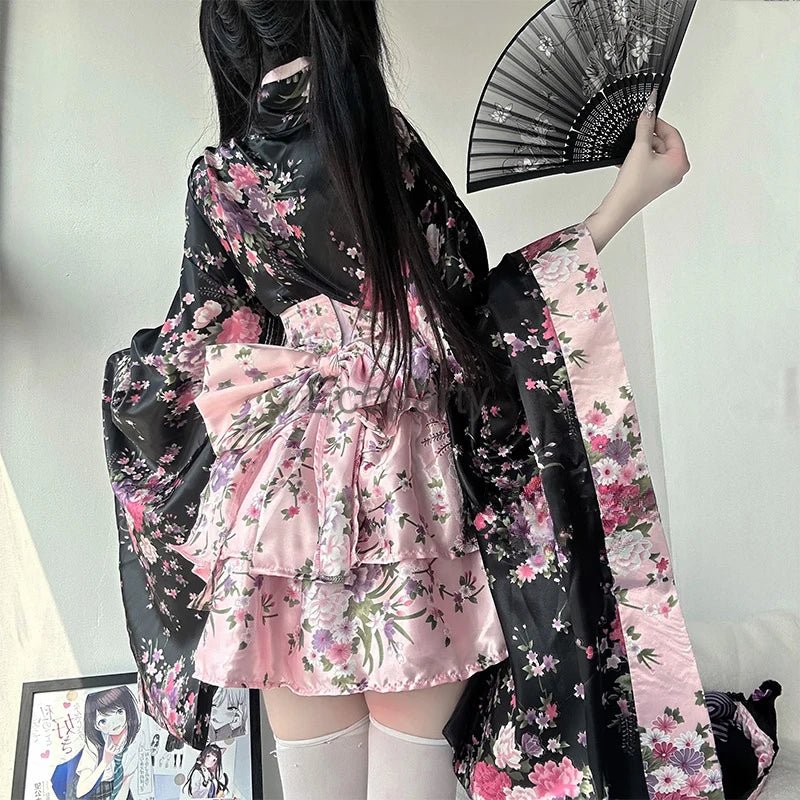 Kimono japonais kawaii 5 pièces - Tresors asiatiques