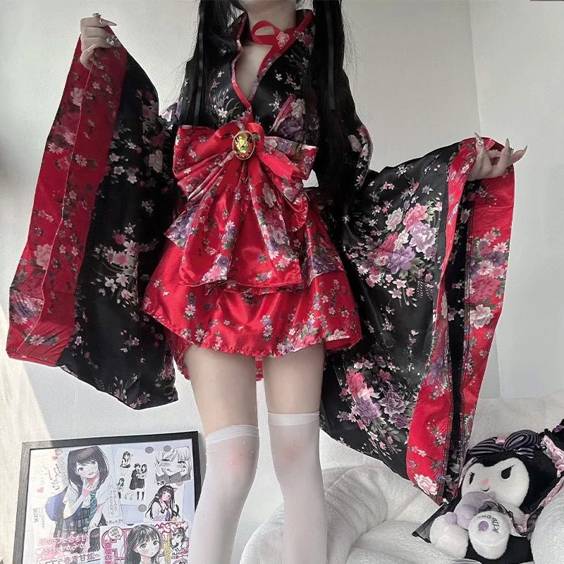 Kimono japonais kawaii 5 pièces - Tresors asiatiques