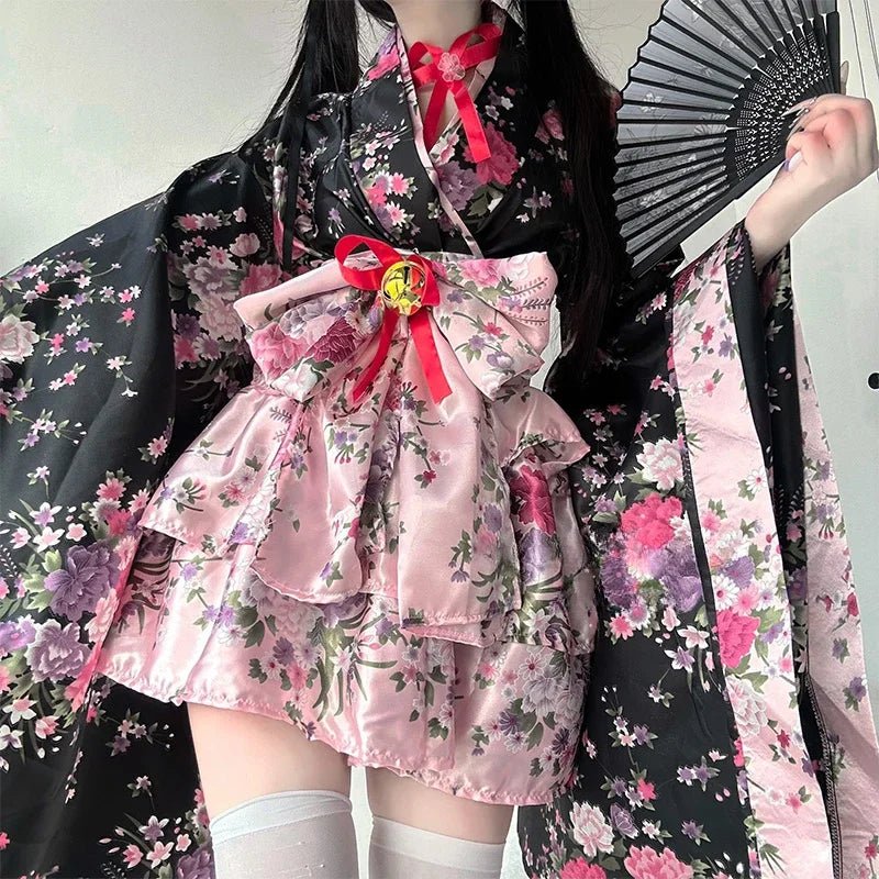 Kimono japonais kawaii 5 pièces - Tresors asiatiques