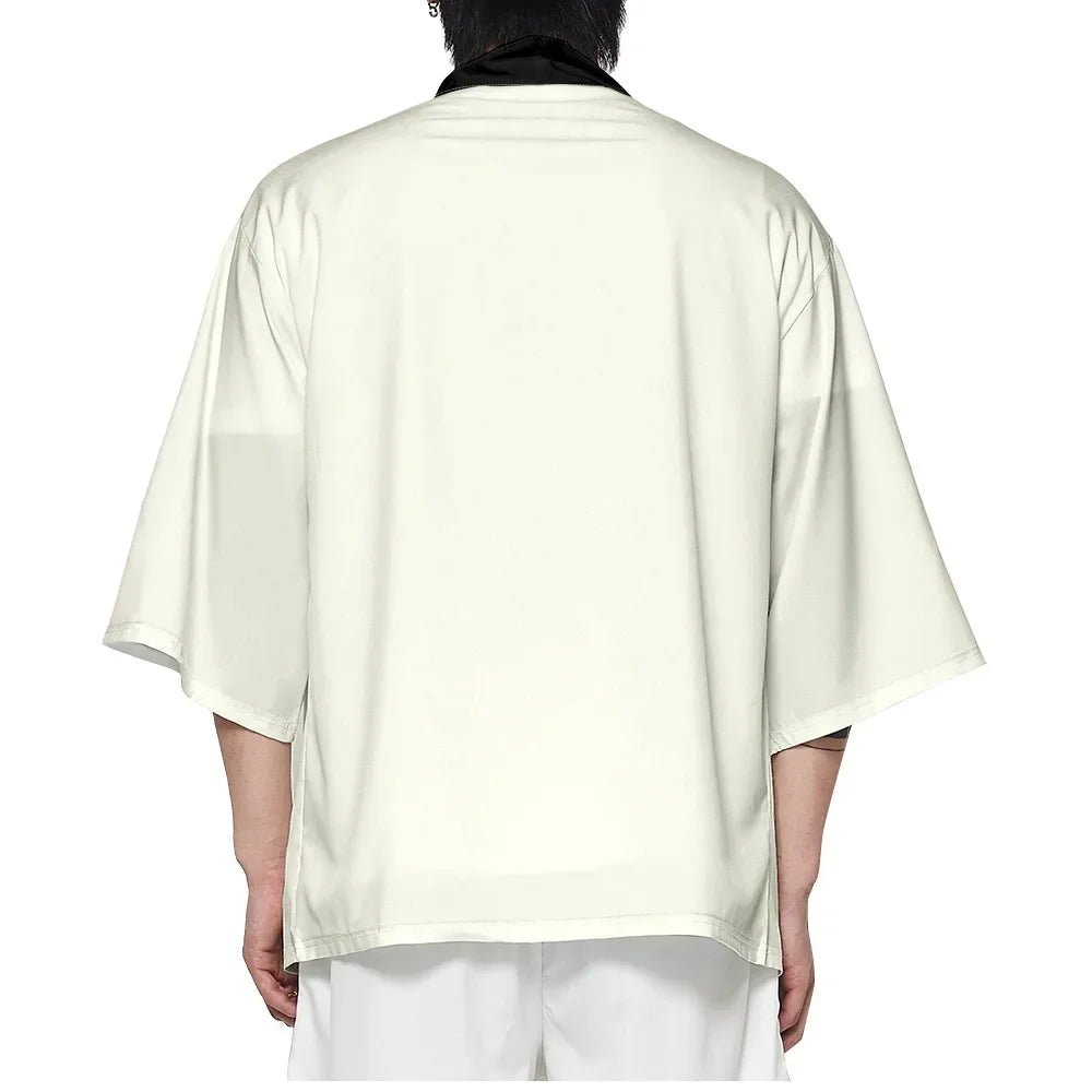 Kimono japonais Miori imprimé pour hommes et femmes - Tresors asiatiques