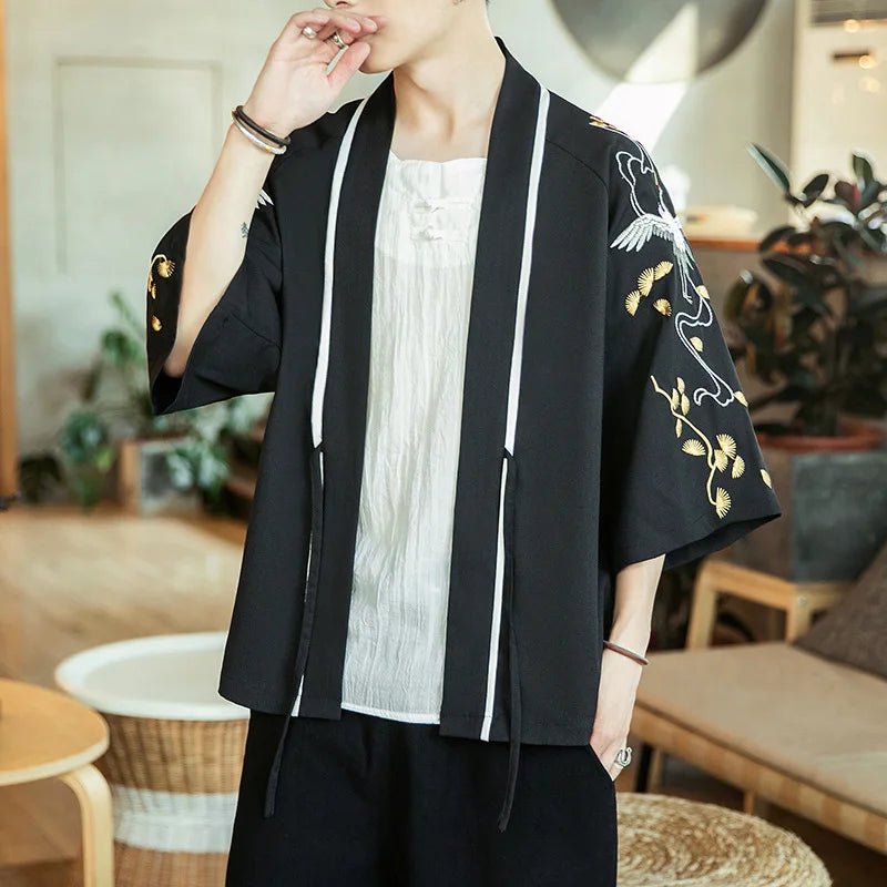 Kimono japonais traditionnel pour hommes - Tresors asiatiques