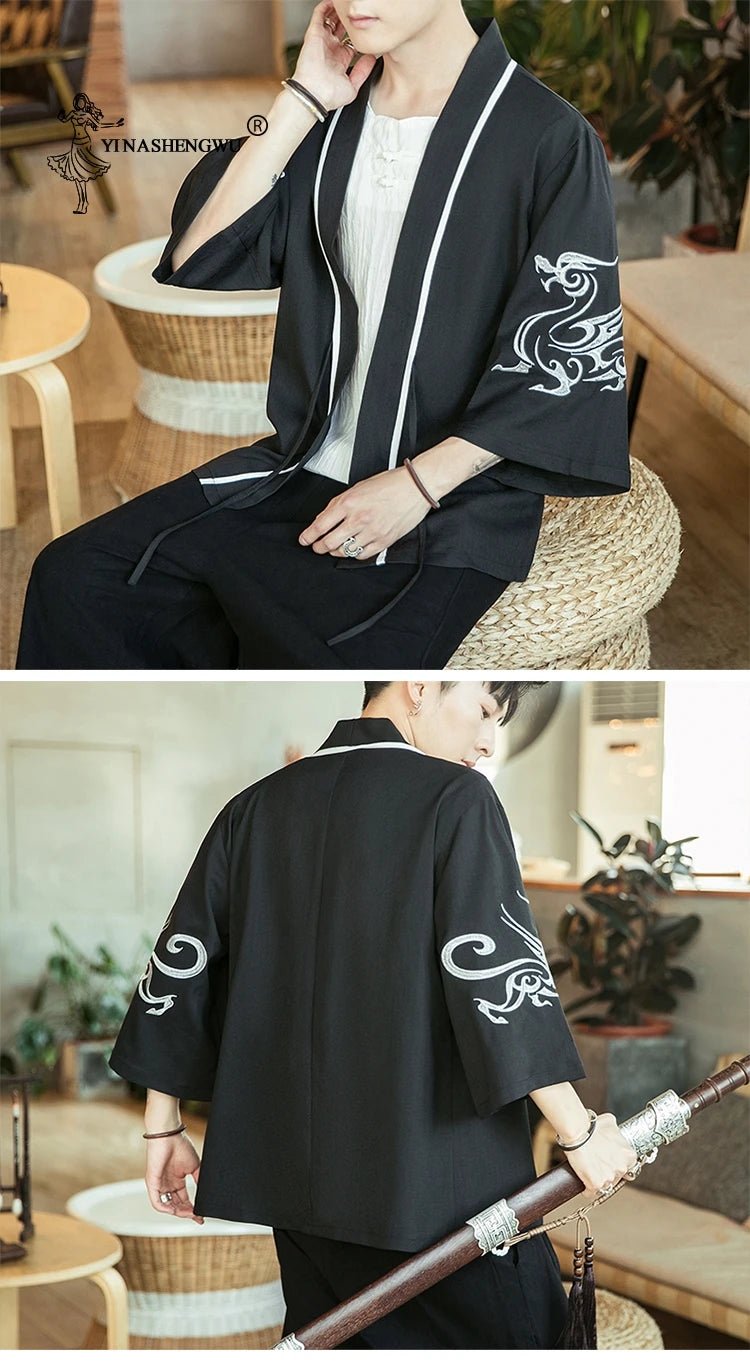 Kimono japonais traditionnel pour hommes - Tresors asiatiques
