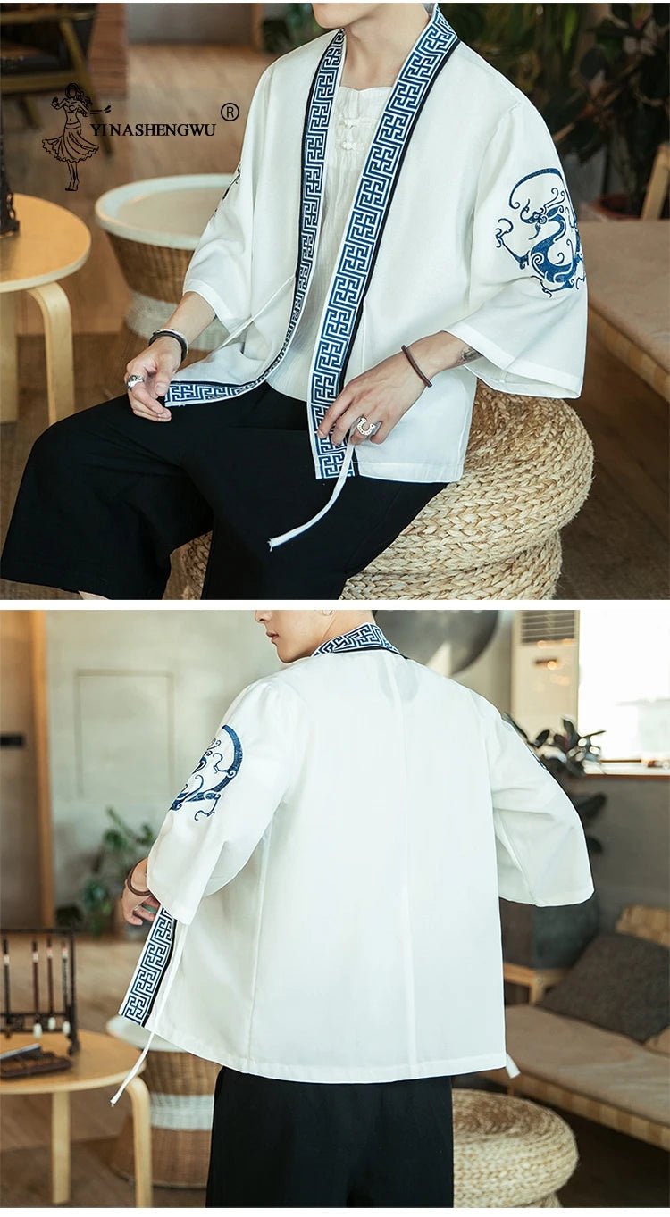 Kimono japonais traditionnel pour hommes - Tresors asiatiques