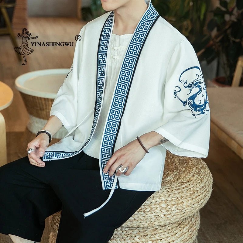 Kimono japonais traditionnel pour hommes - Tresors asiatiques