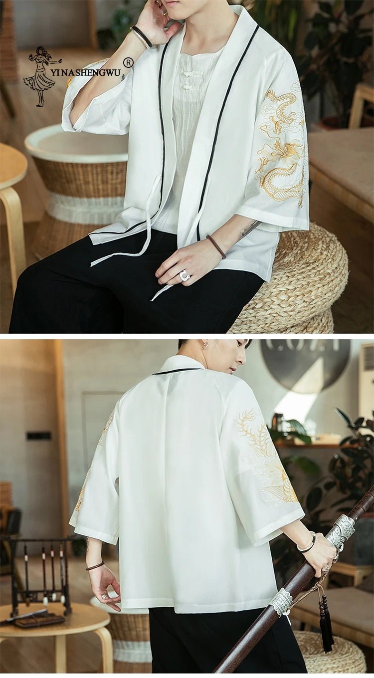 Kimono japonais traditionnel pour hommes - Tresors asiatiques