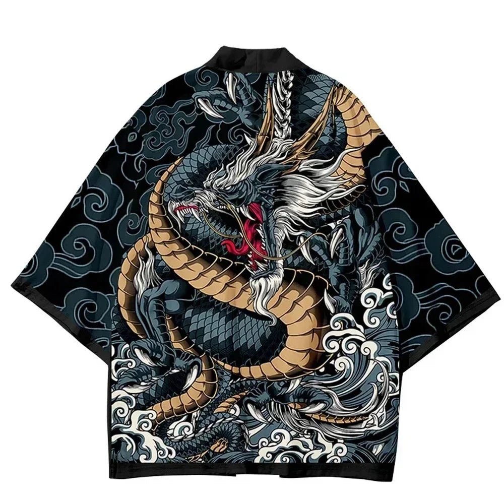 Kimono samouraï traditionnel unisexe - Tresors asiatiques