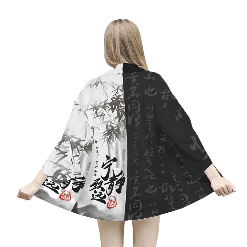 Kimono streetwear japonais unisexe - Tresors asiatiques