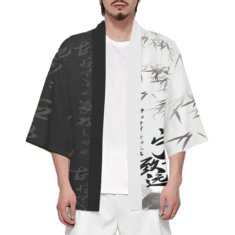 Kimono streetwear japonais unisexe - Tresors asiatiques