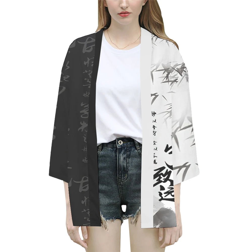 Kimono streetwear japonais unisexe - Tresors asiatiques