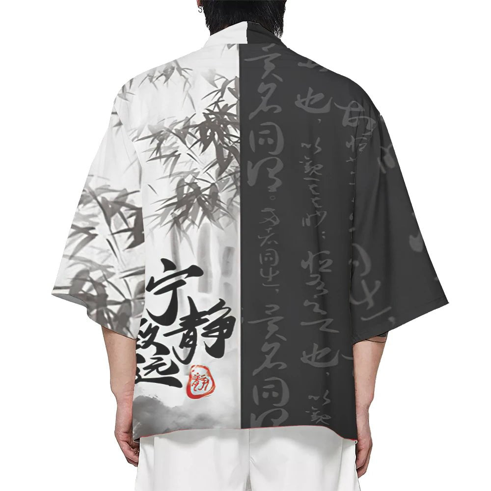 Kimono streetwear japonais unisexe - Tresors asiatiques