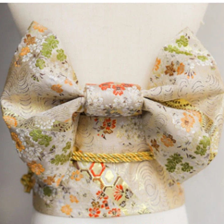 Kimono traditionnel japonais avec Obi pour femmes - Tresors asiatiques