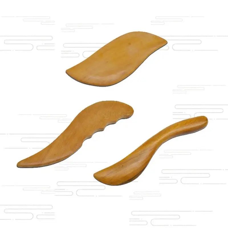 Kit de massage en bois naturel - Tresors asiatiques
