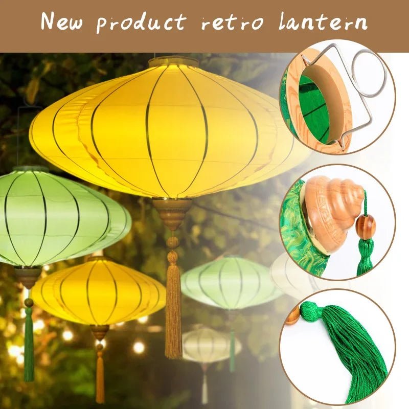 Lanternes rétro imperméables de style prairie - Tresors asiatiques